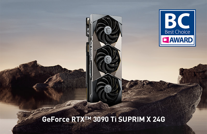 MSI RTX Suprim Best Choice Award 98eb3